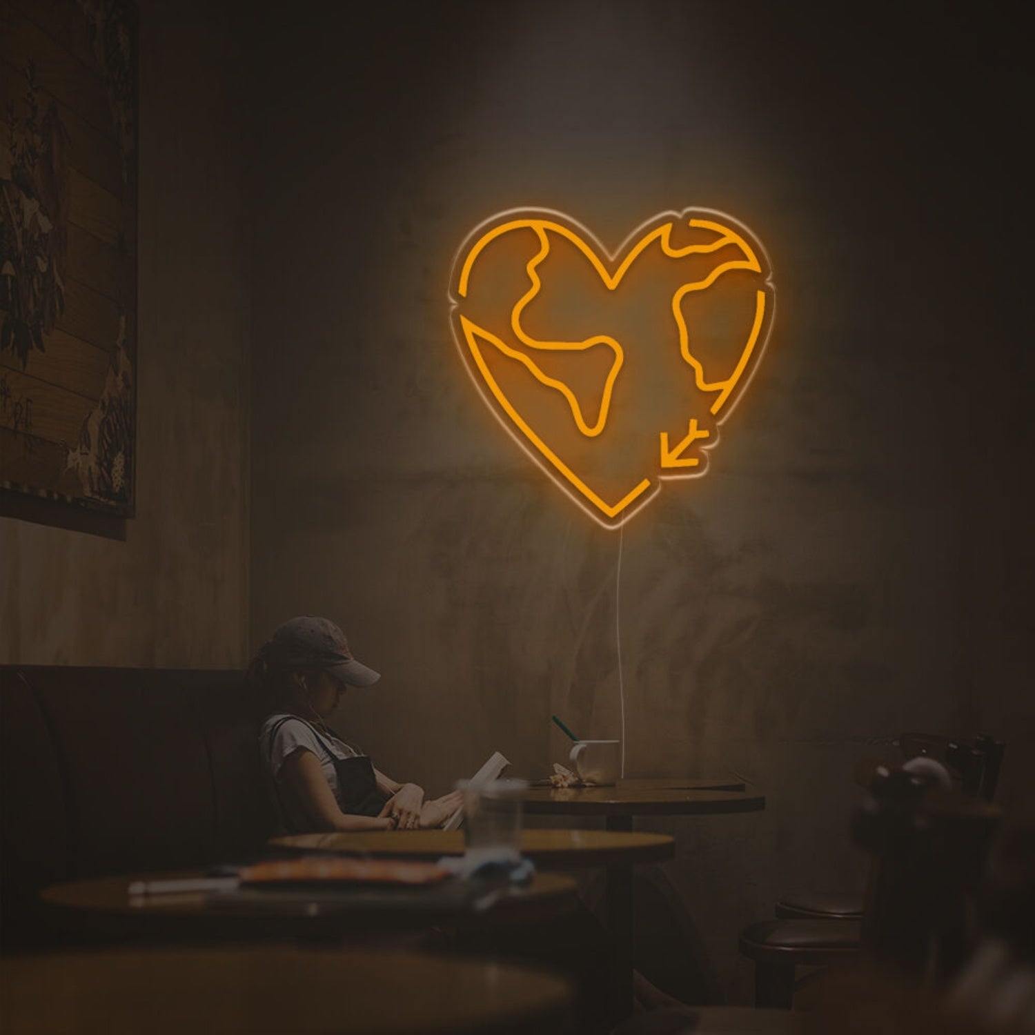 Travel Heart Led Neon Sign | Shineneon