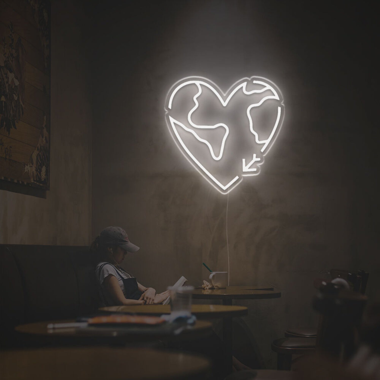 Travel Heart Led Neon Sign | Shineneon