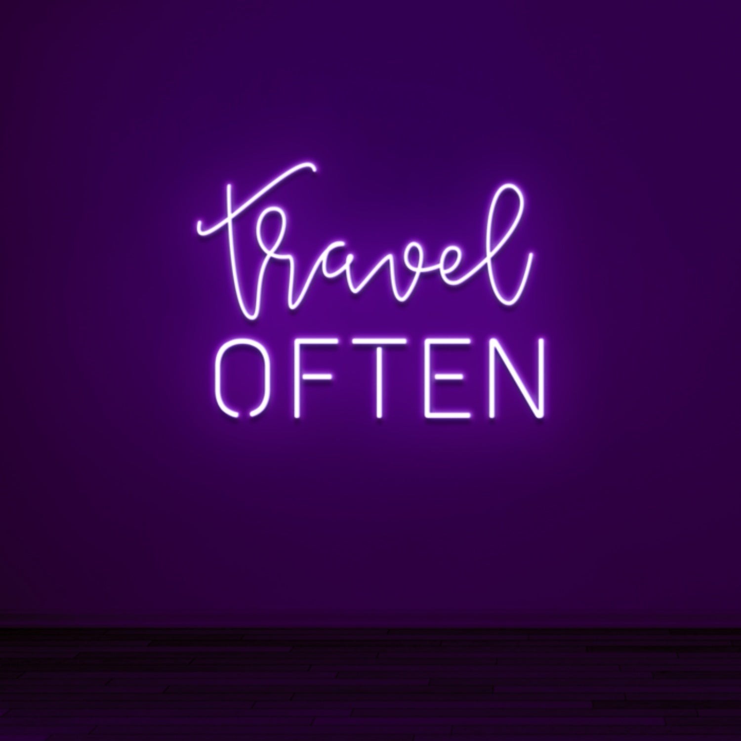 Travel Often Feed Your Wanderlust With Inspirational Neon | Shineneon