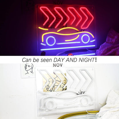 Traveling Cars Led Neon Sign Road Trip Theme - Shineneon