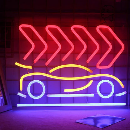 Traveling Cars Led Neon Sign Road Trip Theme - Shineneon