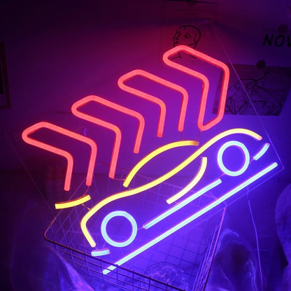 Traveling Cars Led Neon Sign Road Trip Theme - Shineneon