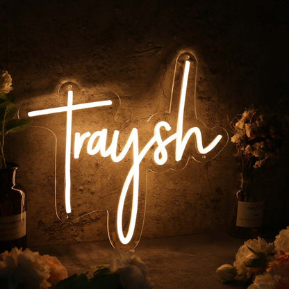 Traysh Yellow Led Neon Sign - Shineneon