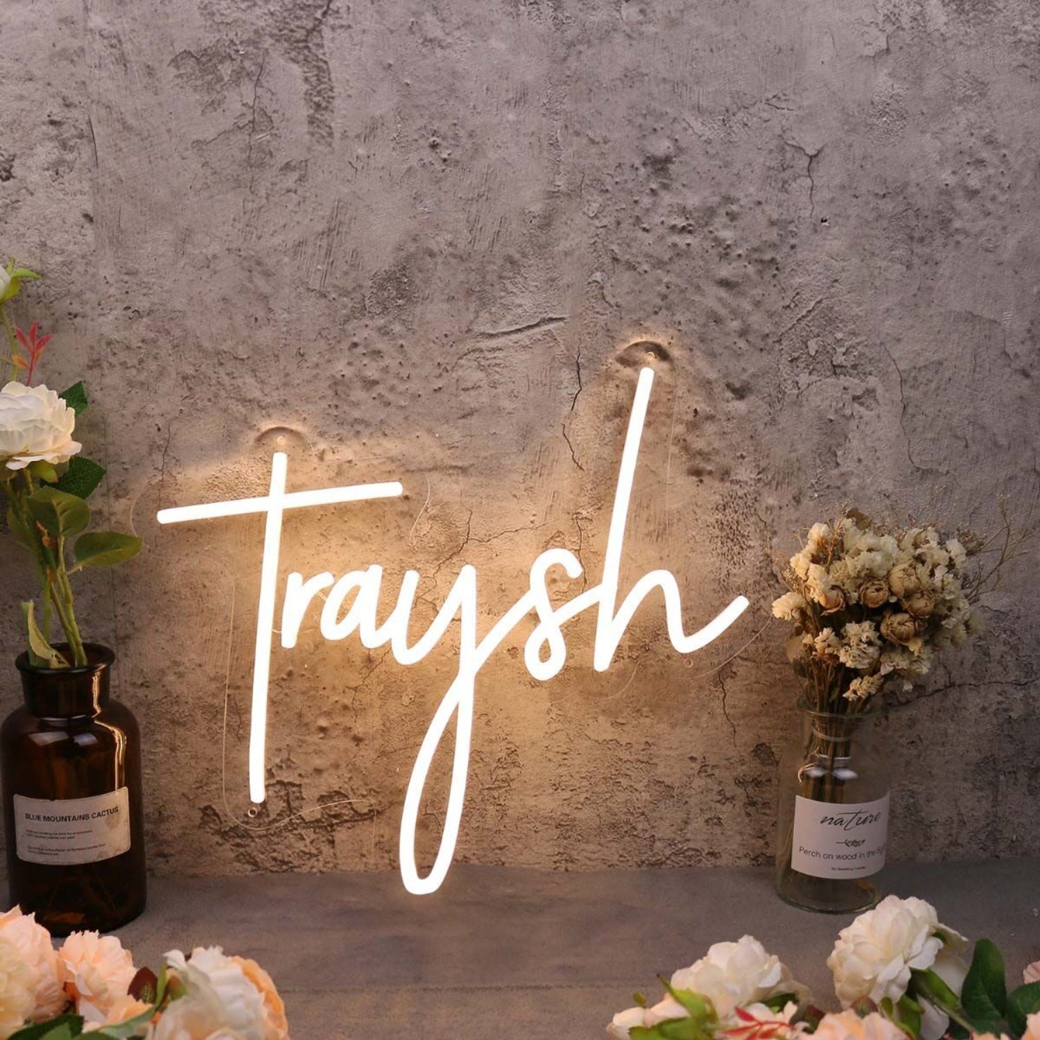 Traysh Yellow Led Neon Sign - Shineneon