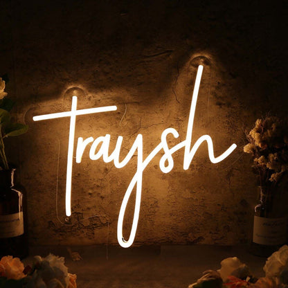 Traysh Yellow Led Neon Sign - Shineneon
