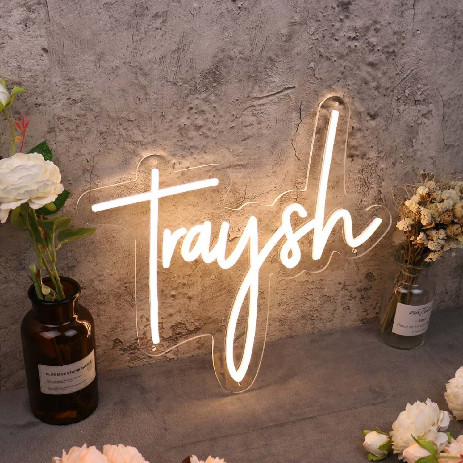 Traysh Yellow Led Neon Sign - Shineneon