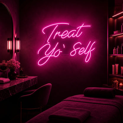 Treat So Self LED Neon Sign high-converting product image