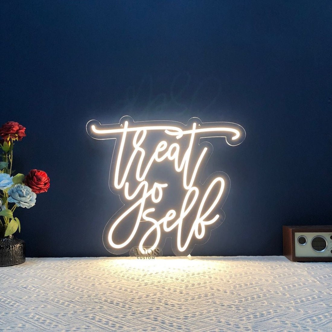 Treat Yo Self Neon Signs Neon Lights Led Business Sign - Shineneon