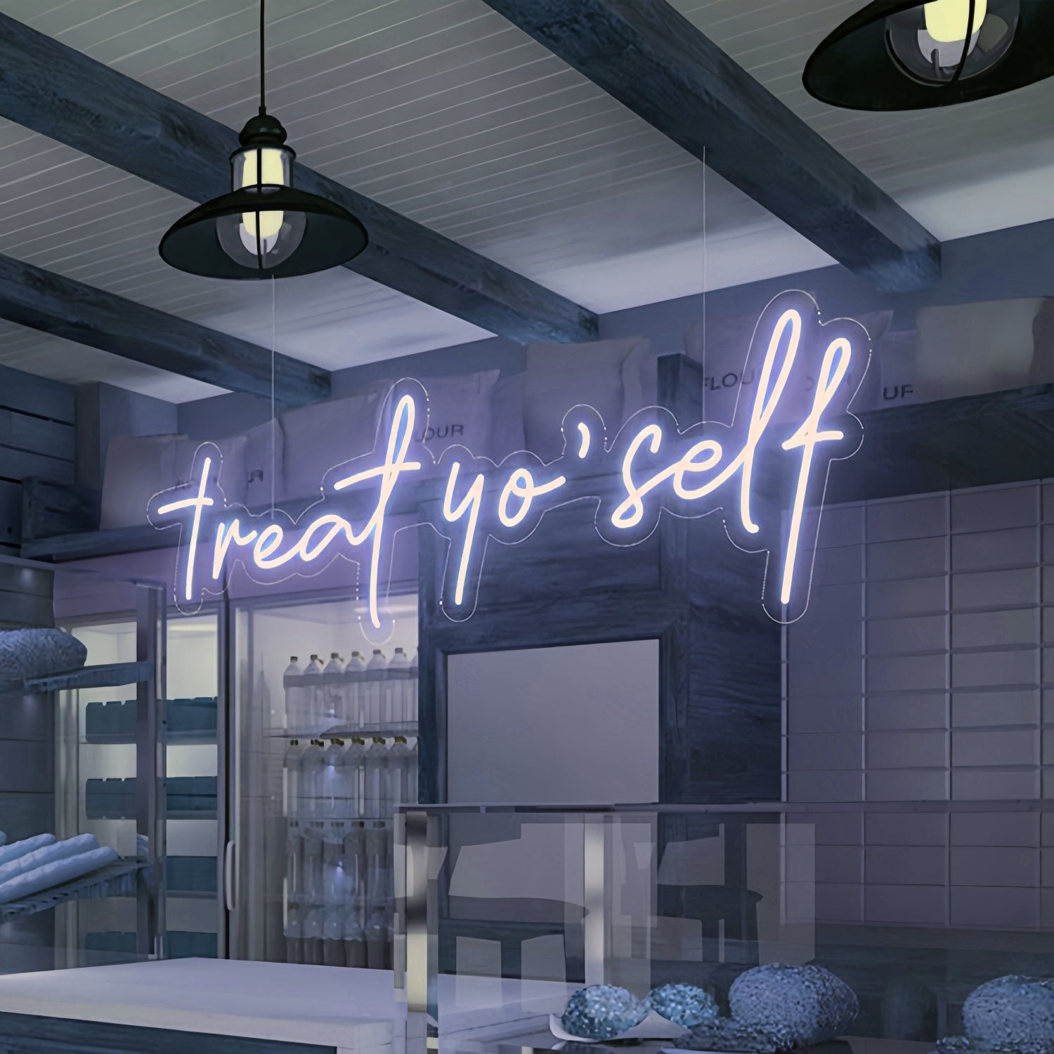 Treat Yoself Indulge In Luxurious Delights With Neon Elegance | Shineneon