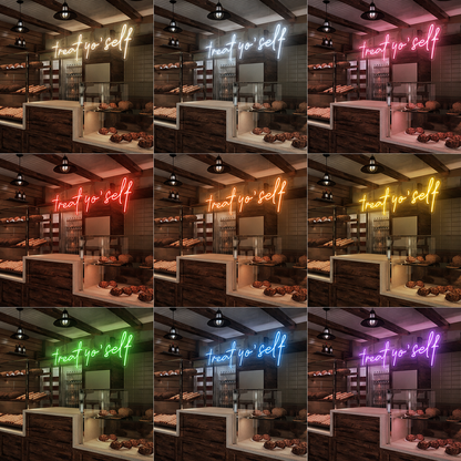 Treat Yo'self LED Neon Sign - Shineneon