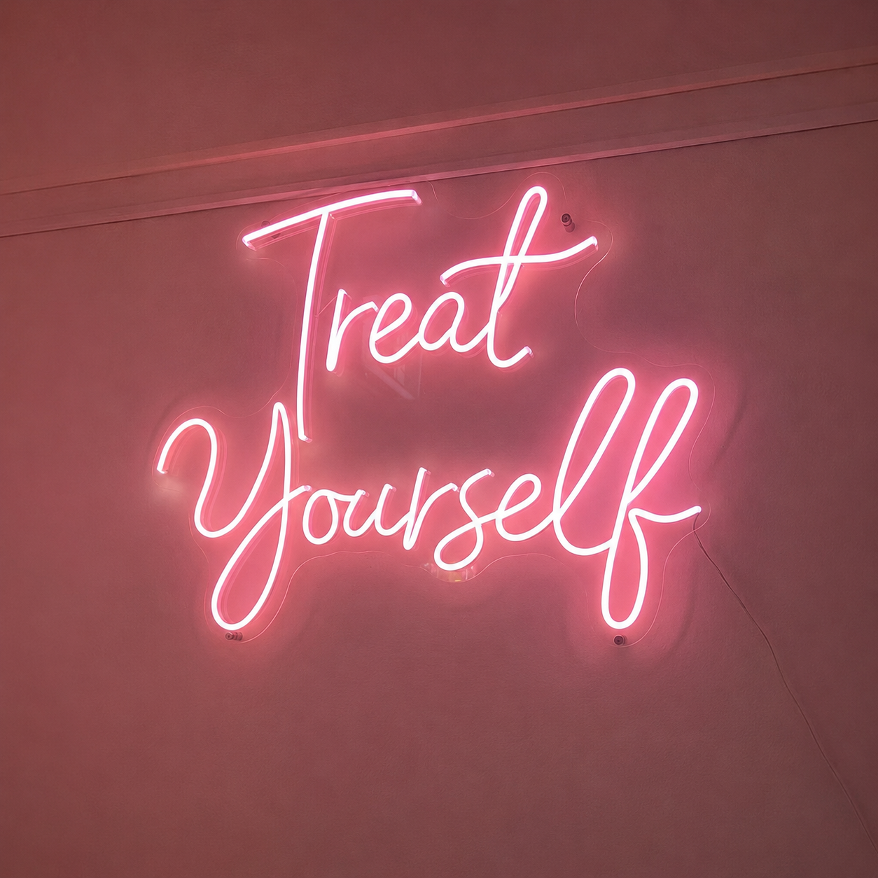 Treat Yourself LED Neon Sign Wall Neon Sign - 01 Original Product Image