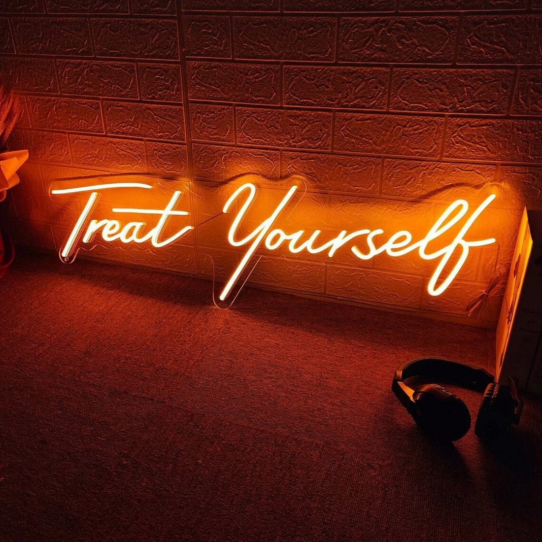 Treat Yourself Led Sign Business Neon Signs Wall Art Decor - Shineneon
