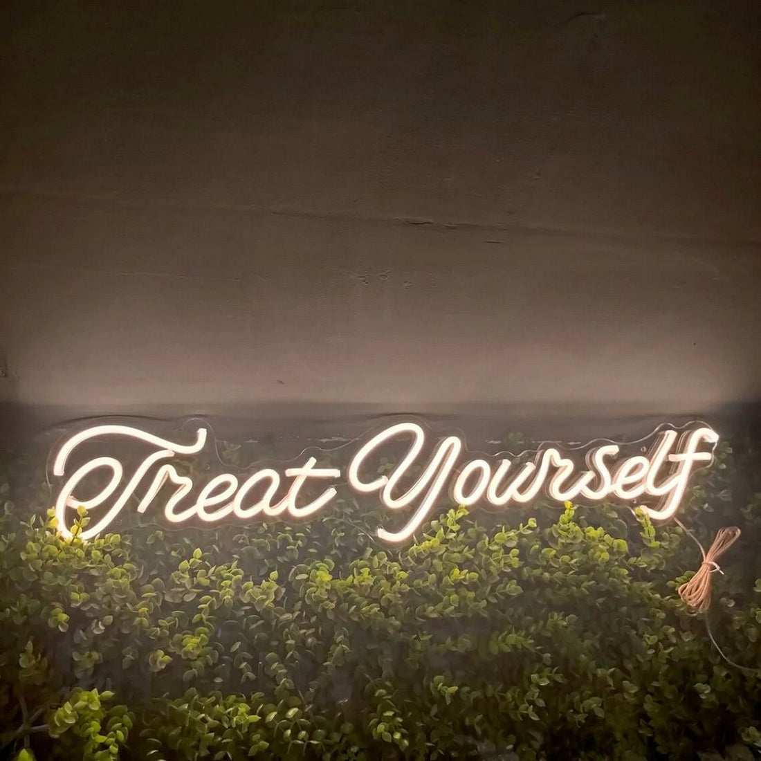 Treat Yourself Led Sign Business Neon Signs Wall Decor