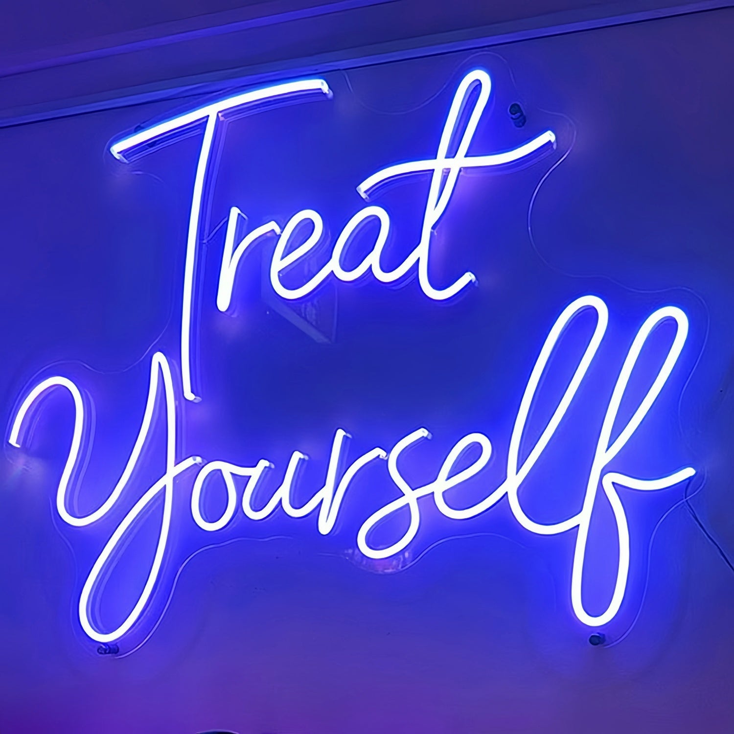 Treat Yourself Neon Glow Fself - Love And Relaxation - Shineneon