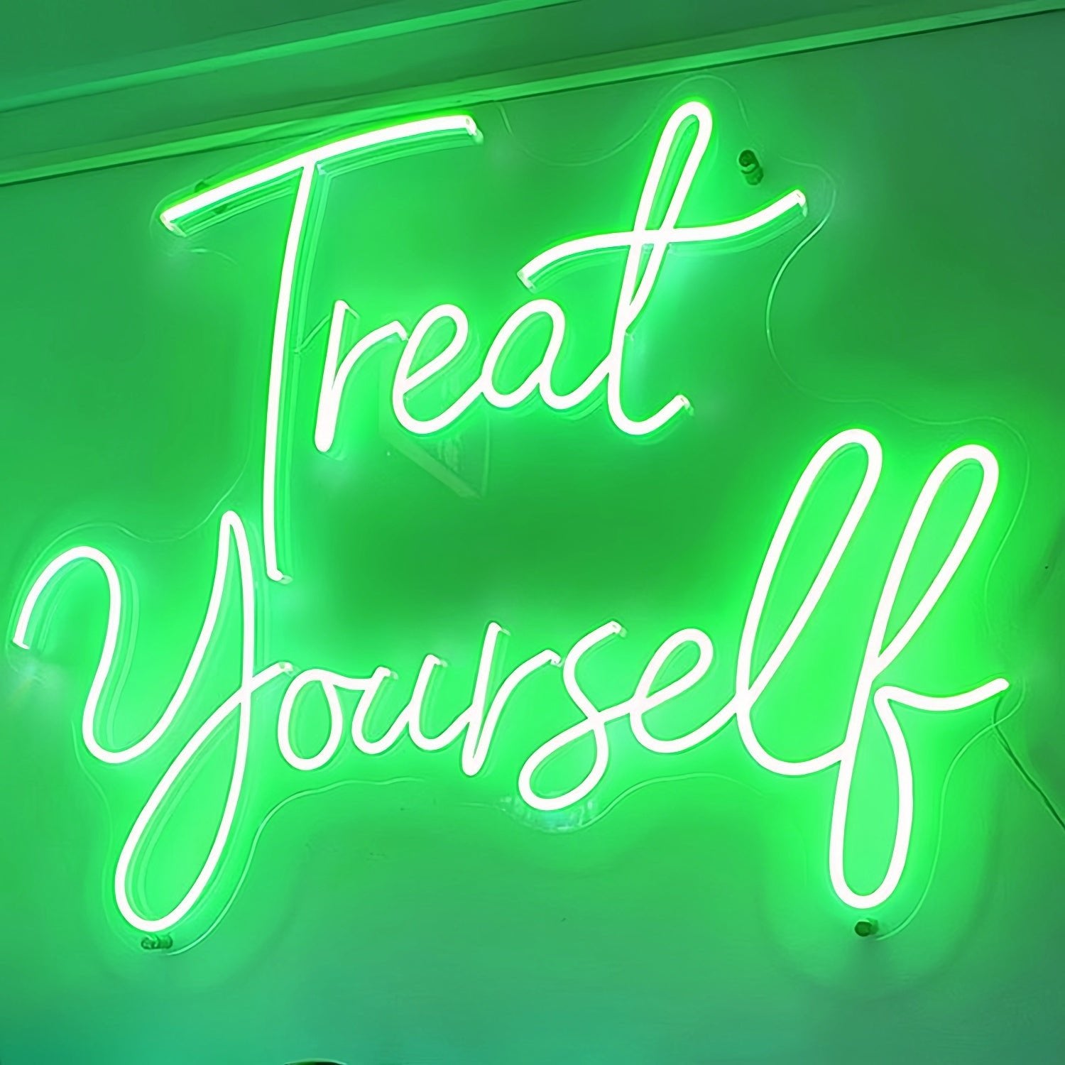 Treat Yourself Neon Glow Fself - Love And Relaxation - Shineneon