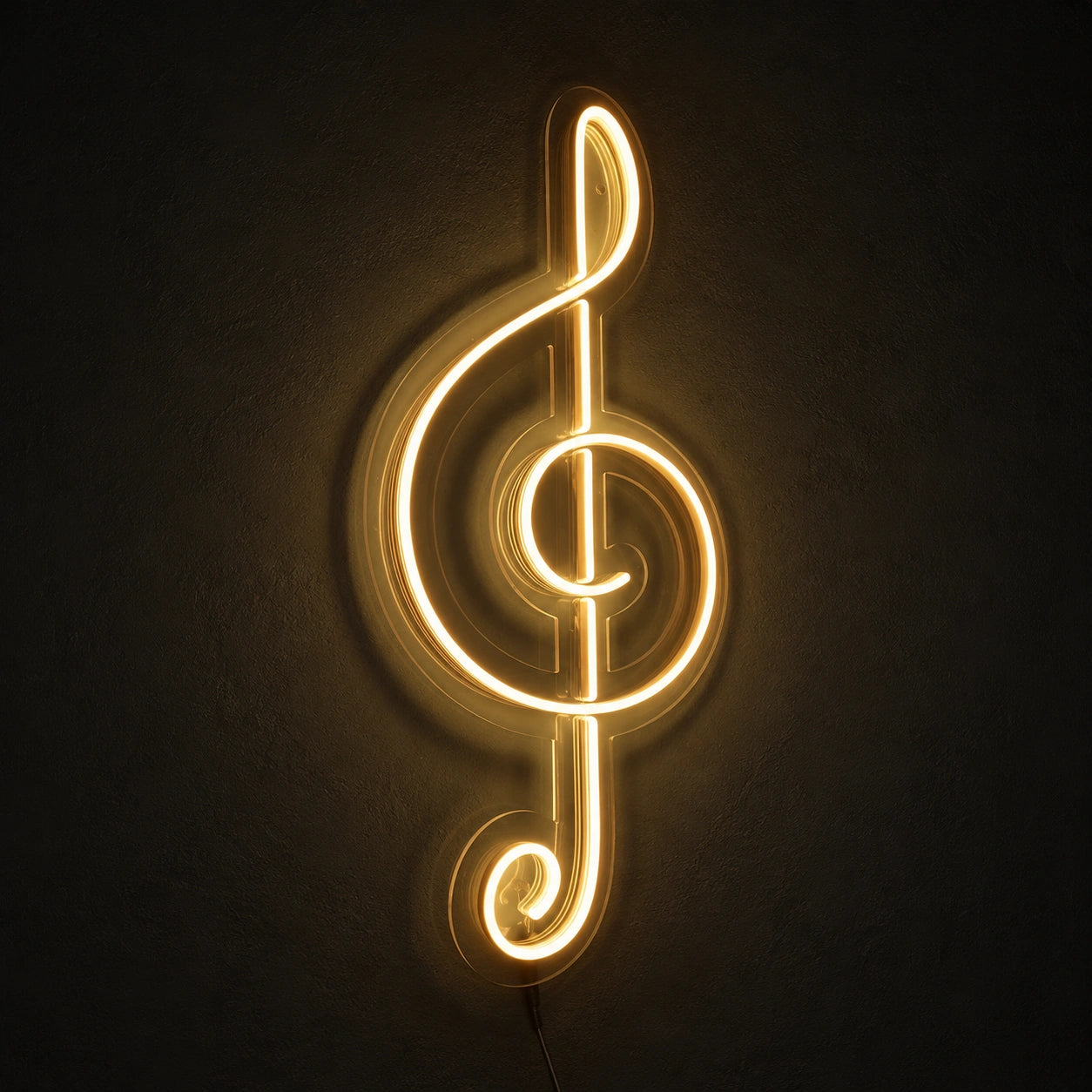 Treble Clef LED Neon Sign high-converting product image