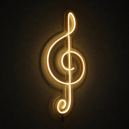 Treble Clef LED Neon Sign - Shineneon