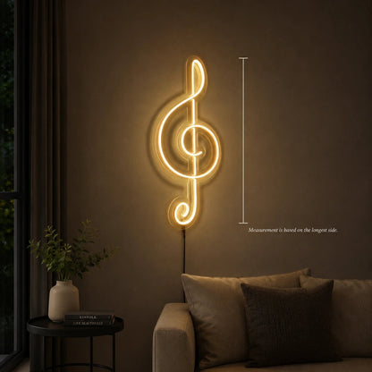Treble Clef LED Neon Sign - Shineneon