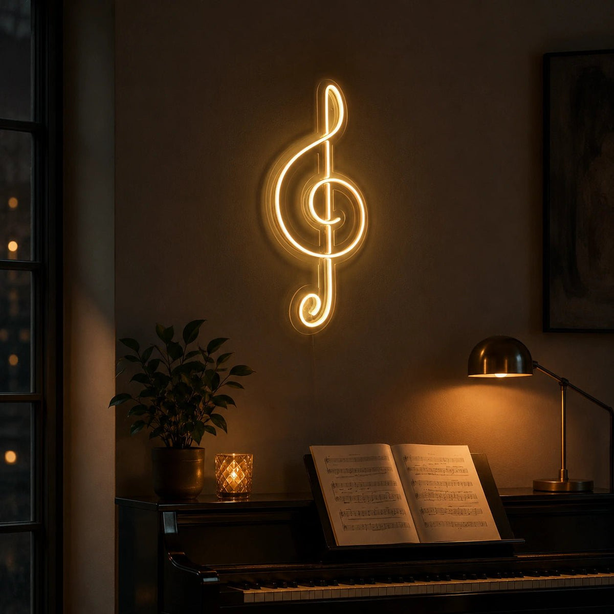Treble Clef LED Neon Sign - Shineneon