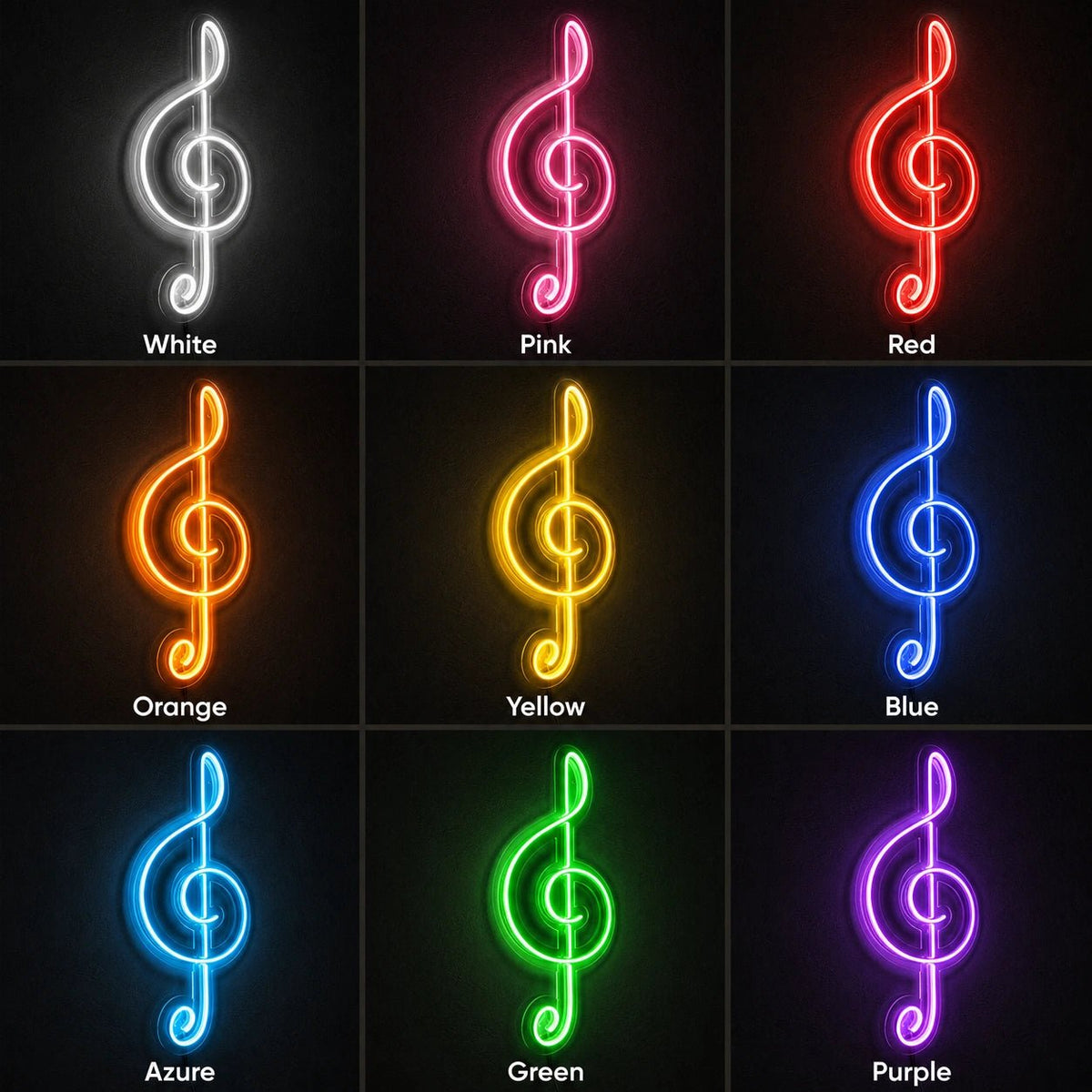 Treble Clef LED Neon Sign - Shineneon
