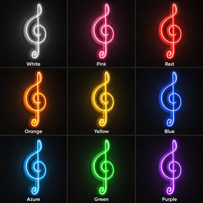 Treble Clef LED Neon Sign - Shineneon