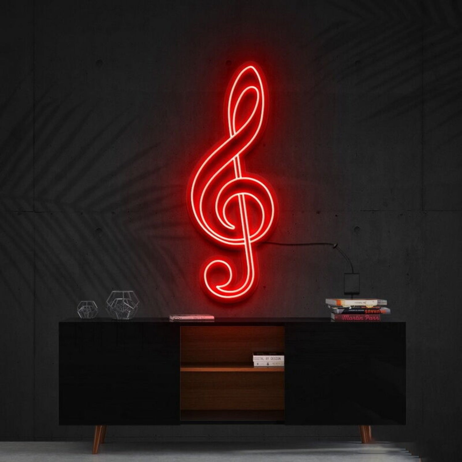 Treble Clef Led Neon Sign For Music Lovers And Studios | Shineneon