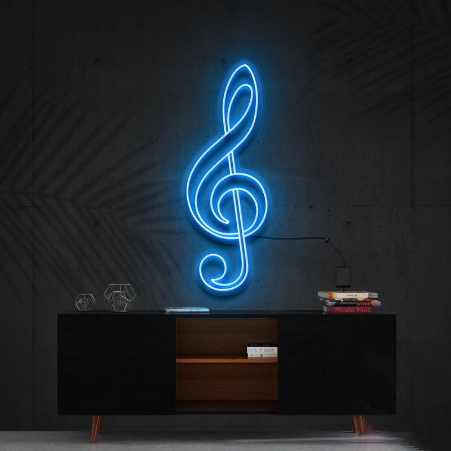 Treble Clef Led Neon Sign For Music Lovers And Studios | Shineneon