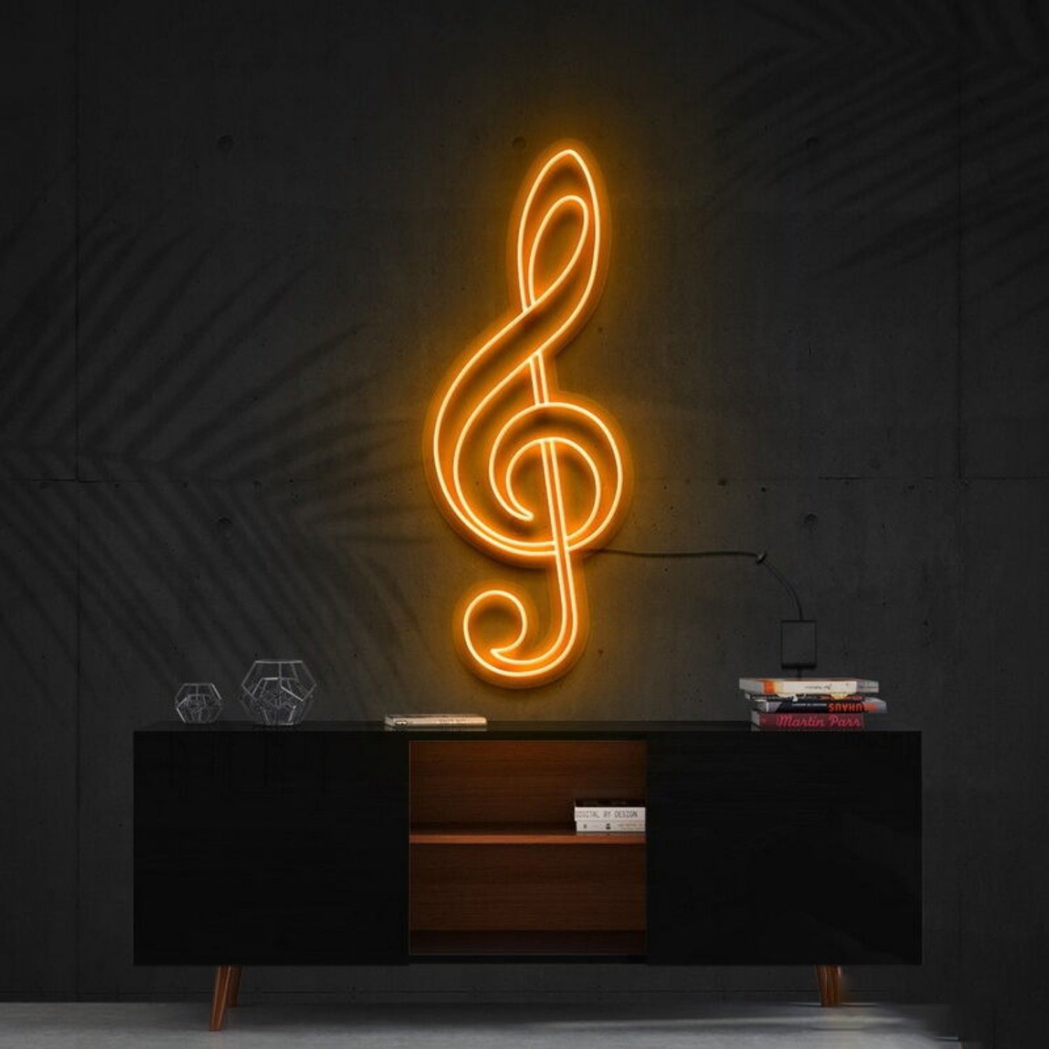 Treble Clef Led Neon Sign For Music Lovers And Studios | Shineneon
