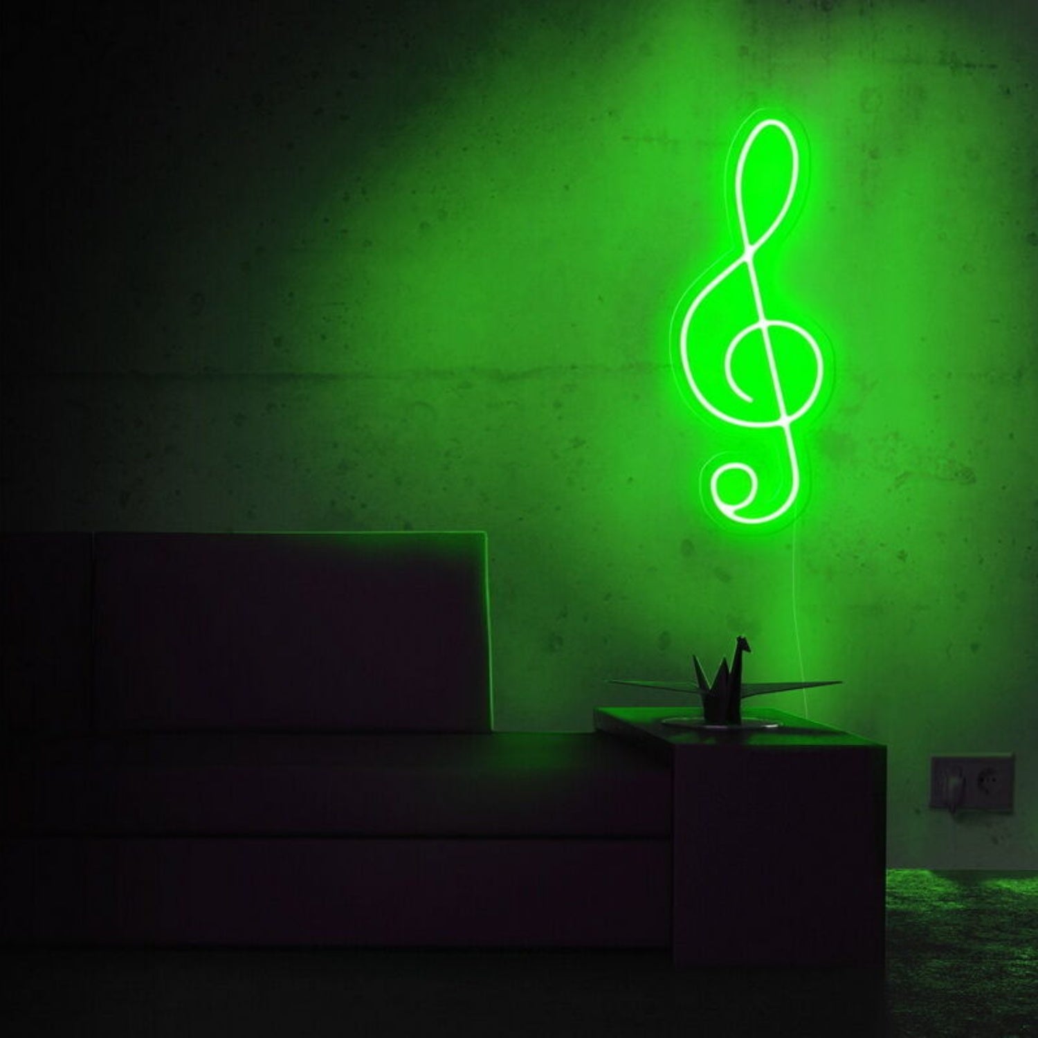 Treble Clef Musical Note Led Neon Sign Music Lovers | Shineneon