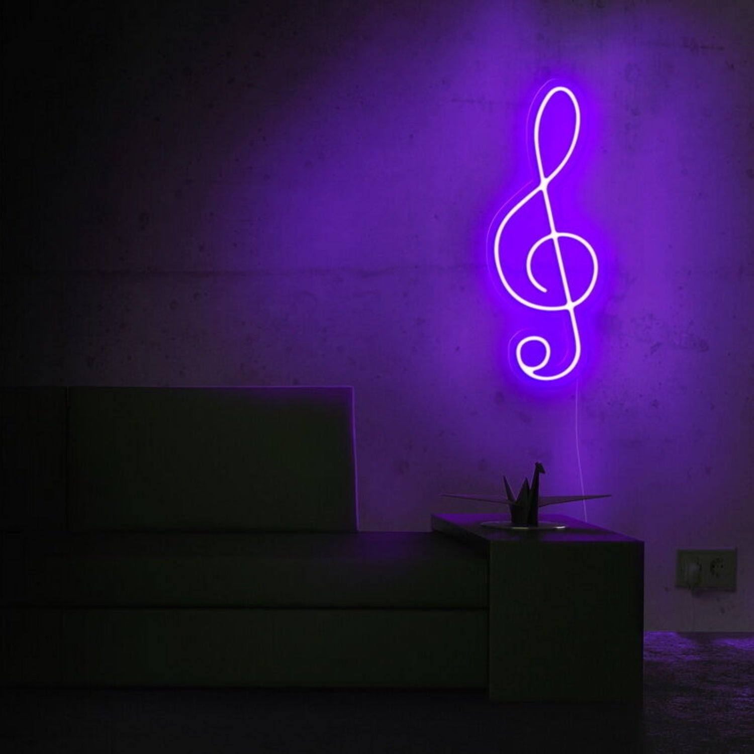 Treble Clef Musical Note Led Neon Sign Music Lovers | Shineneon