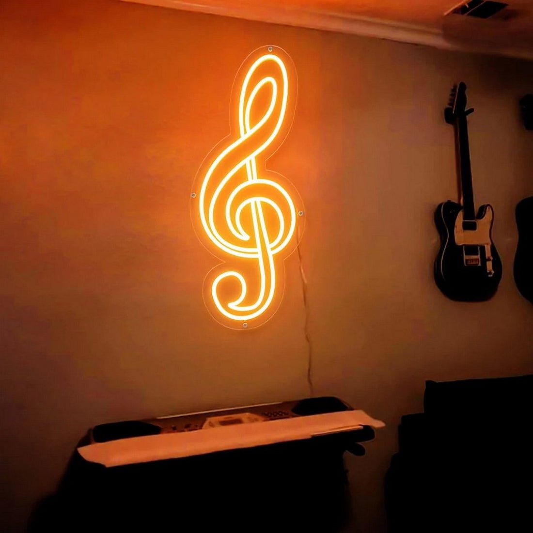 Treble Clef Musical Symbol Led Sign Business Neon Sign - Shineneon