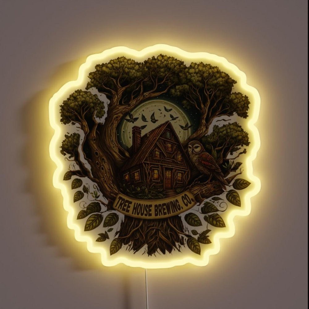 Tree House Brewing Company Rgb Led Neon Sign Bar Wall Decor - Shineneon