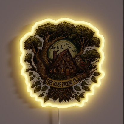 Tree House Brewing Company Rgb Led Neon Sign Bar Wall Decor - Shineneon