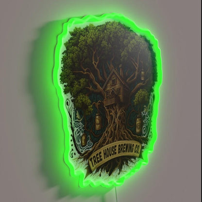 Tree House Brewing Company Rgb Led Neon Sign Restaurant Wall Art - Shineneon
