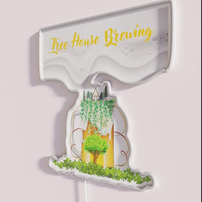 Tree House Brewing Rgb Led Neon Sign Bar Art - Shineneon
