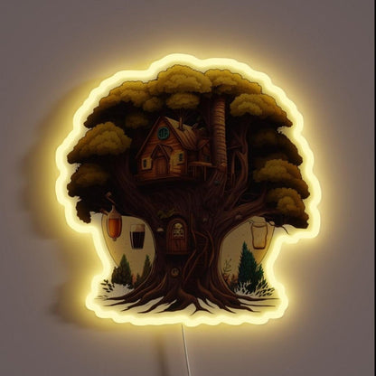 Tree House Brewing Rgb Led Neon Sign Bar Decor - Shineneon