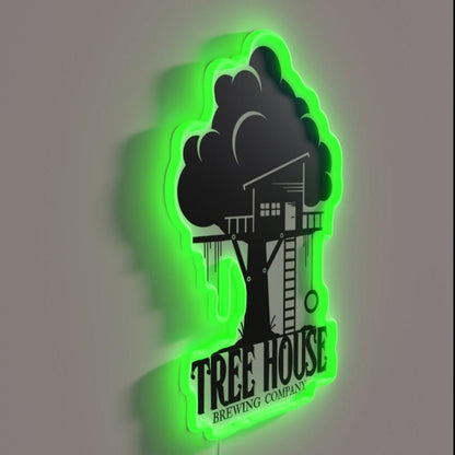 Tree House Brewing Rgb Led Neon Sign Bar Uv Printed Decor - Shineneon