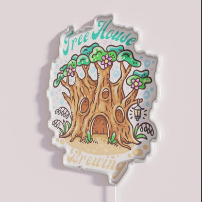 Tree House Brewing Rgb Led Neon Sign Bar Wall Decor - Shineneon