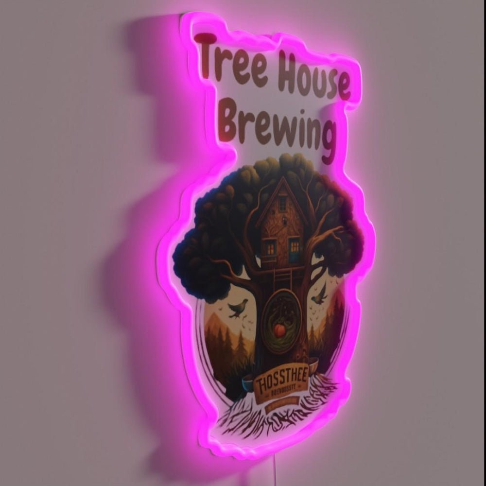 Tree House Brewing Rgb Led Neon Sign Bar Wall Neon Signs - Shineneon