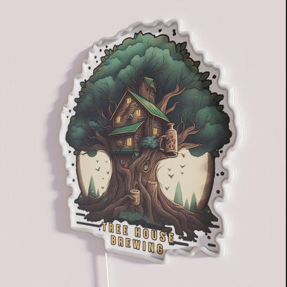 Tree House Brewing Rgb Led Neon Sign Restaurant Wall Art - Shineneon