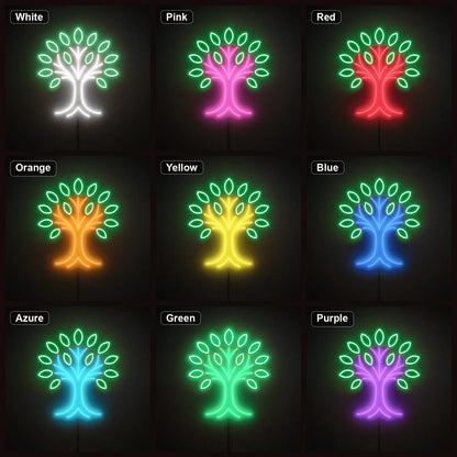 Tree Of Life LED Neon Sign color grid