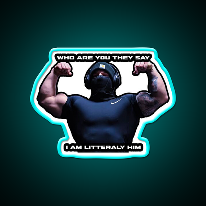 Tren Twins Him Gym Fitness Led Neon Sign Rgb Color