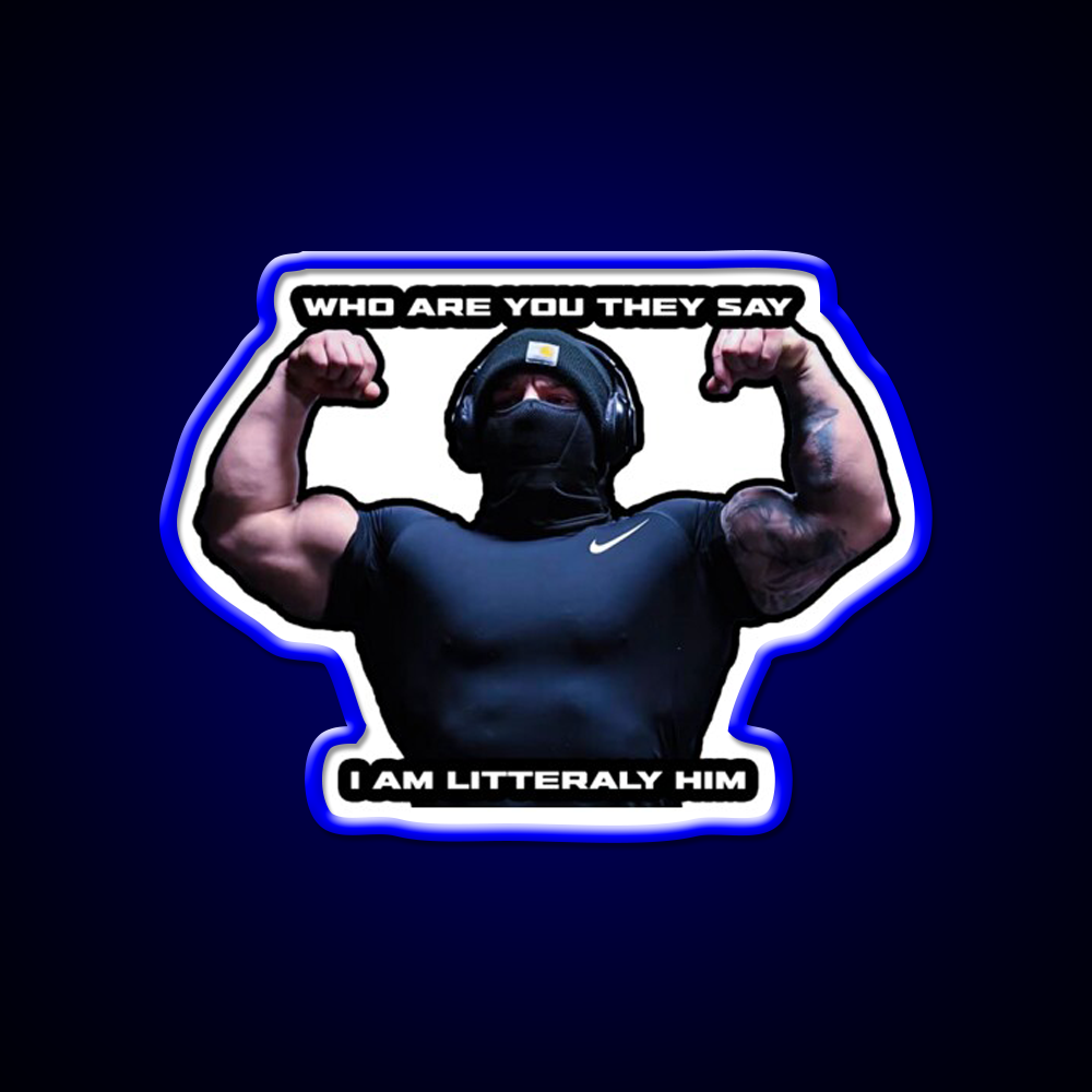 Tren Twins Him Gym Fitness Led Neon Sign Rgb Color