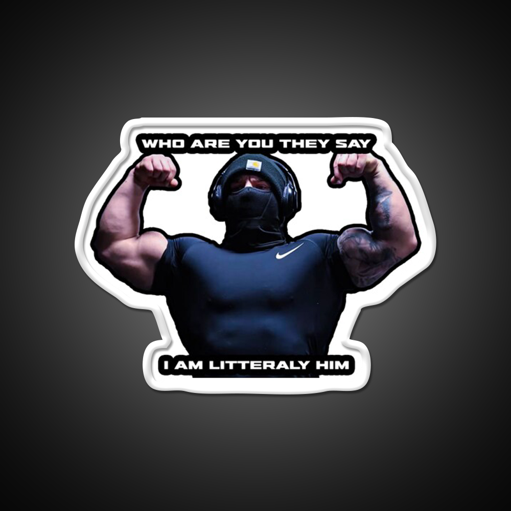 Tren Twins Him Gym Fitness Led Neon Sign Rgb Color