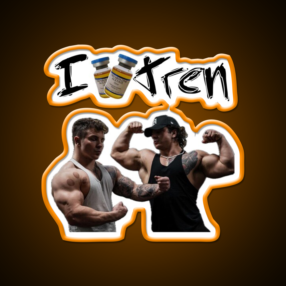 Tren Twins Trenbolone Gym Fitness Led Neon Sign Rgb Color