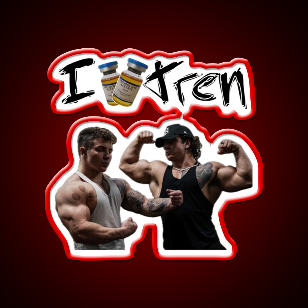 Tren Twins Trenbolone Gym Fitness Led Neon Sign Rgb Color