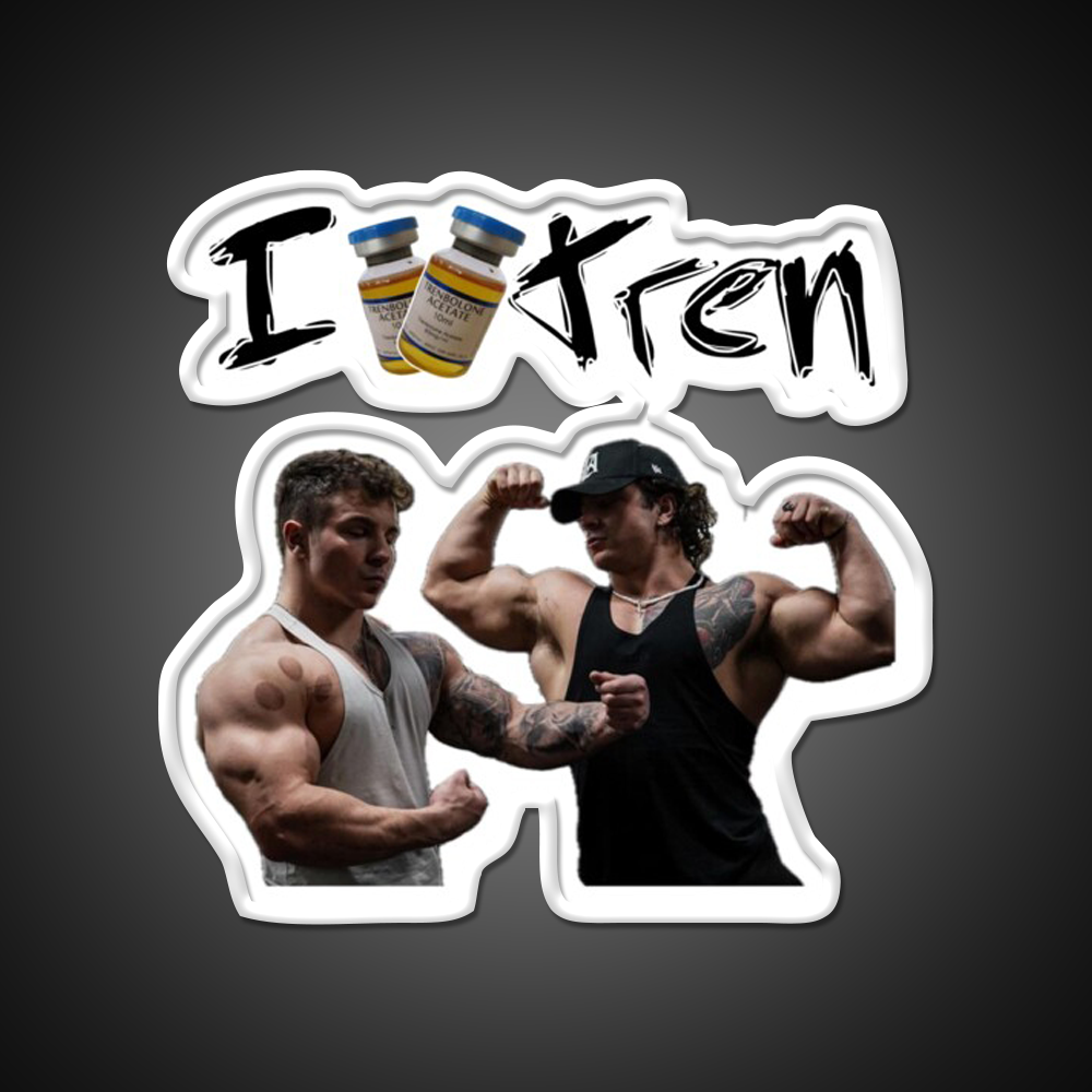 Tren Twins Trenbolone Gym Fitness Led Neon Sign Rgb Color