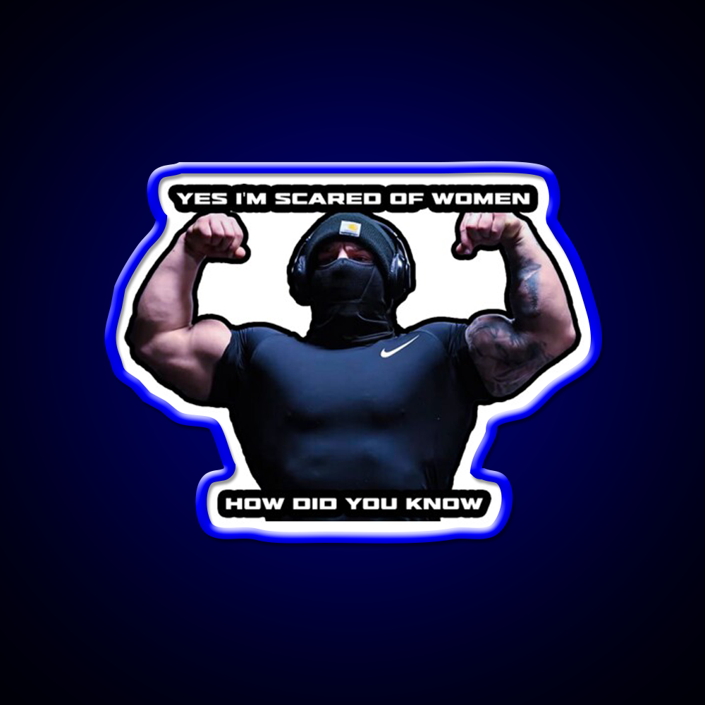 Tren Twins Woman Gym Fitness Led Neon Sign Rgb Color