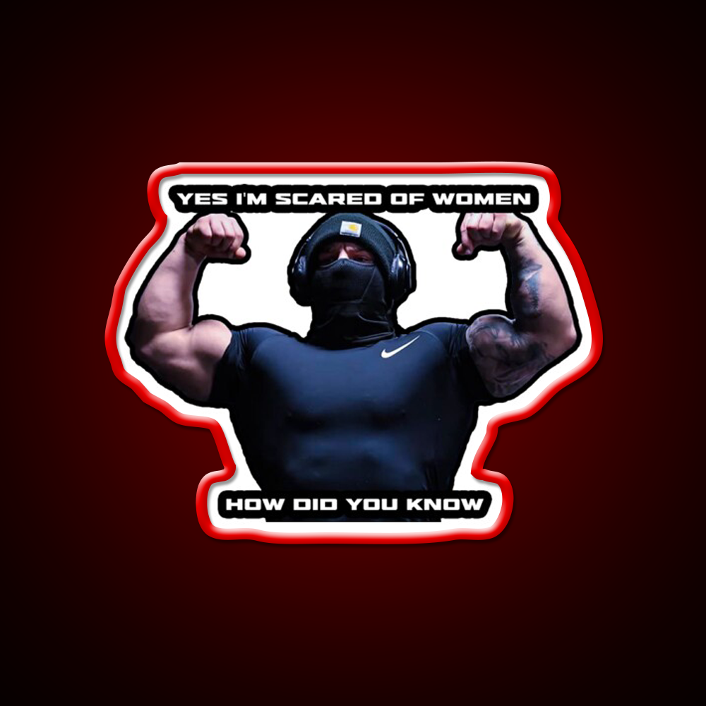 Tren Twins Woman Gym Fitness Led Neon Sign Rgb Color