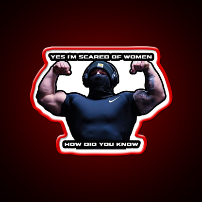 Tren Twins Woman Gym Fitness Led Neon Sign Rgb Color